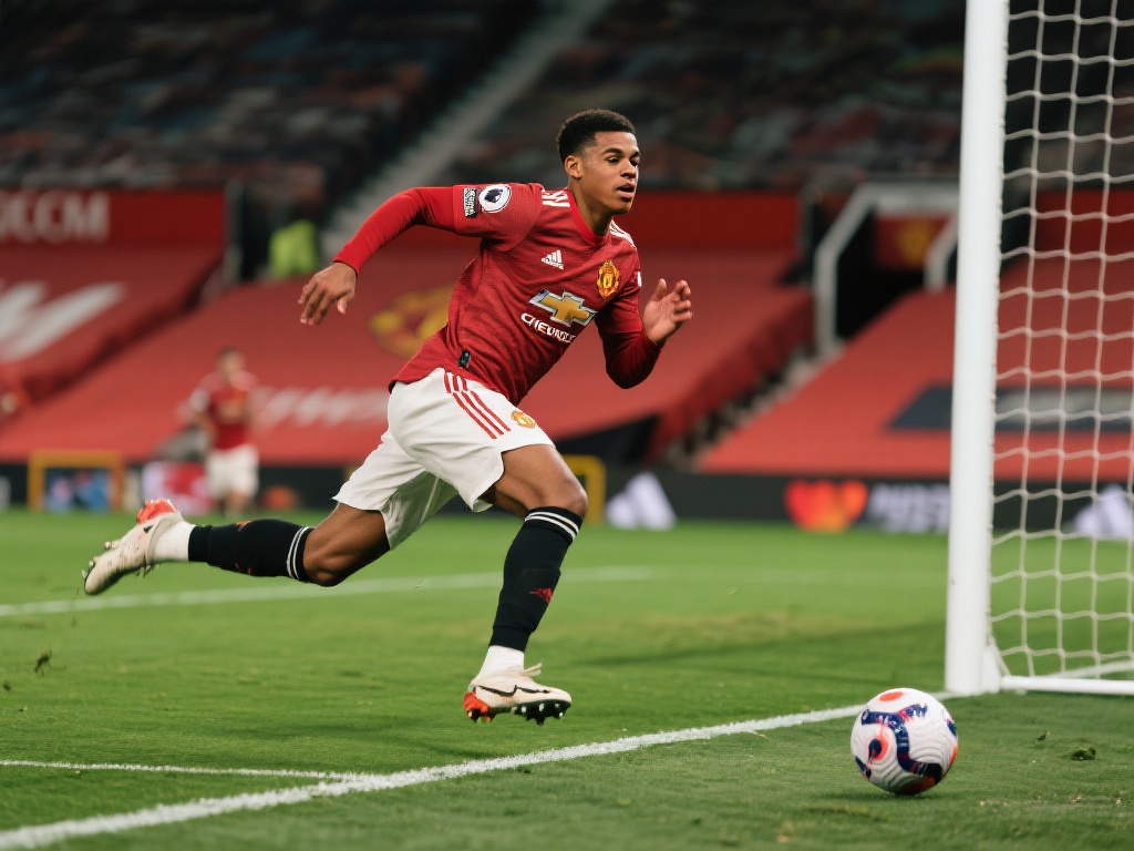 拉什福德作为前锋，其最大特点就是爆炸性的