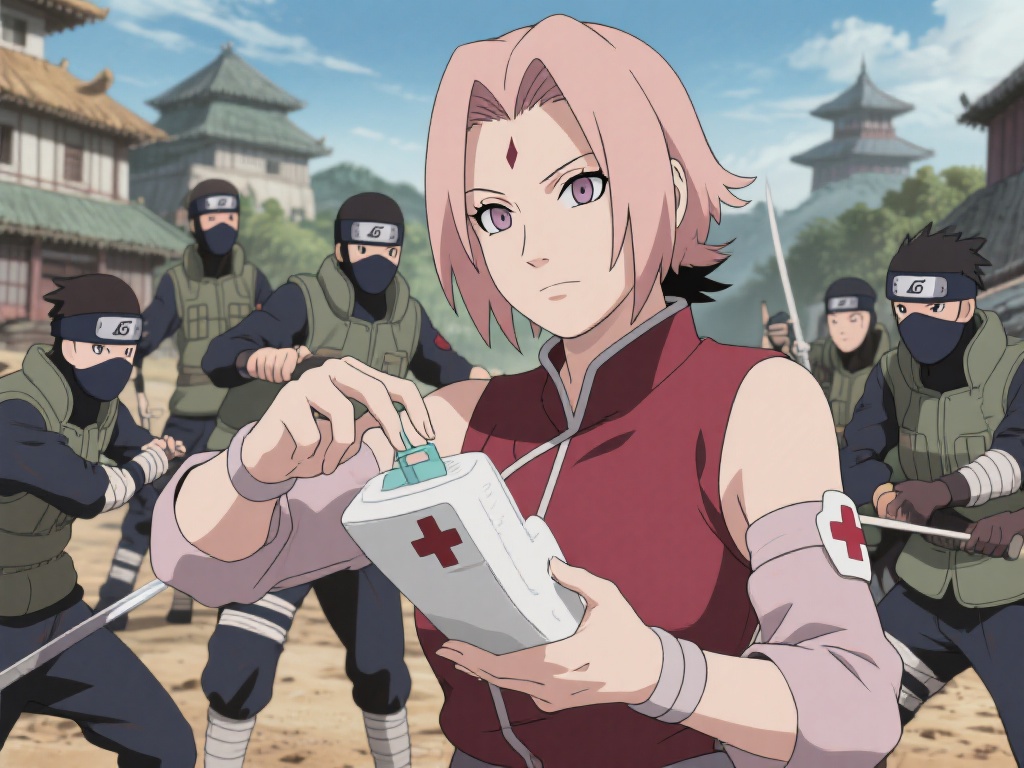 纲手这一策略在其他忍者村是少见的。像砂隐