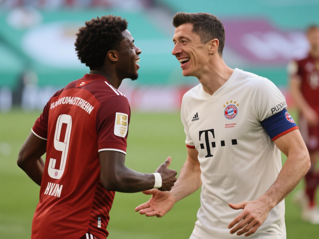 镜头还原莱万场上调侃巴尔德:射手王的幽默瞬间 足球不仅仅是对体能与技术的考验,它更是一